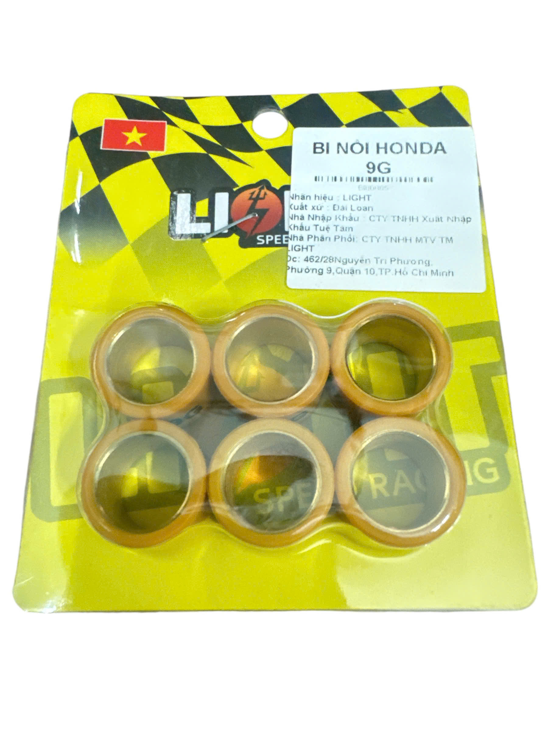 Bi nồi LIGHT Vario 125cc / 150cc ( Bao gồm 9 --> 16 gram ) ( 15X20 )