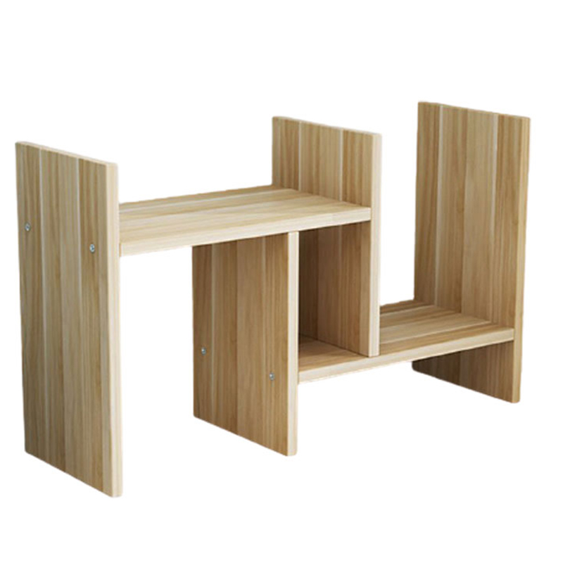 Kệ sách mini làm bằng gỗ, giá để sách, trang trí bàn làm việc siêu tiện dụng - Kệ để đồ để bàn đa năng có thể thay đổi kích thước