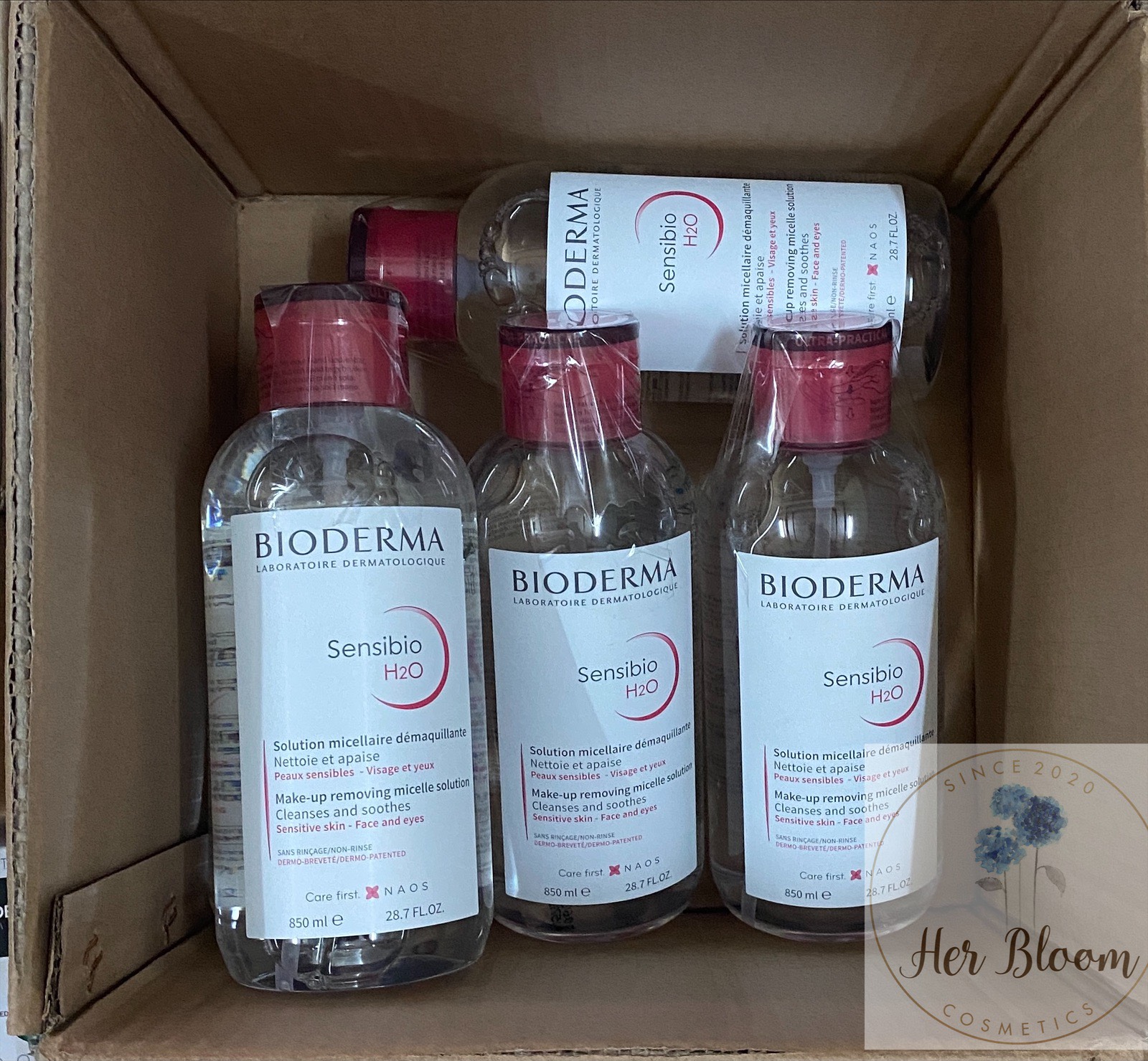 [BILL HÀN]-850ml-Tẩy trang Bioderma Sensibio
