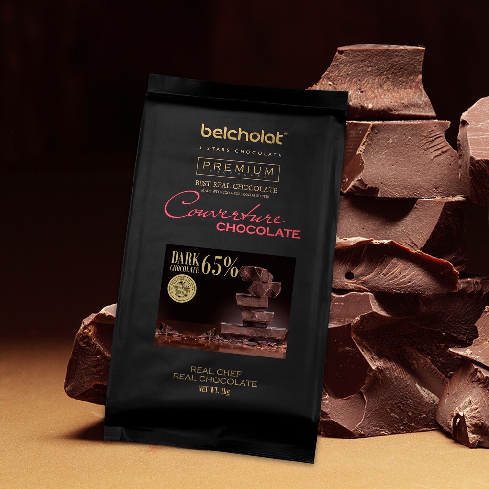 Sô cô la Dark Chocolate 65% / Block 1kg
