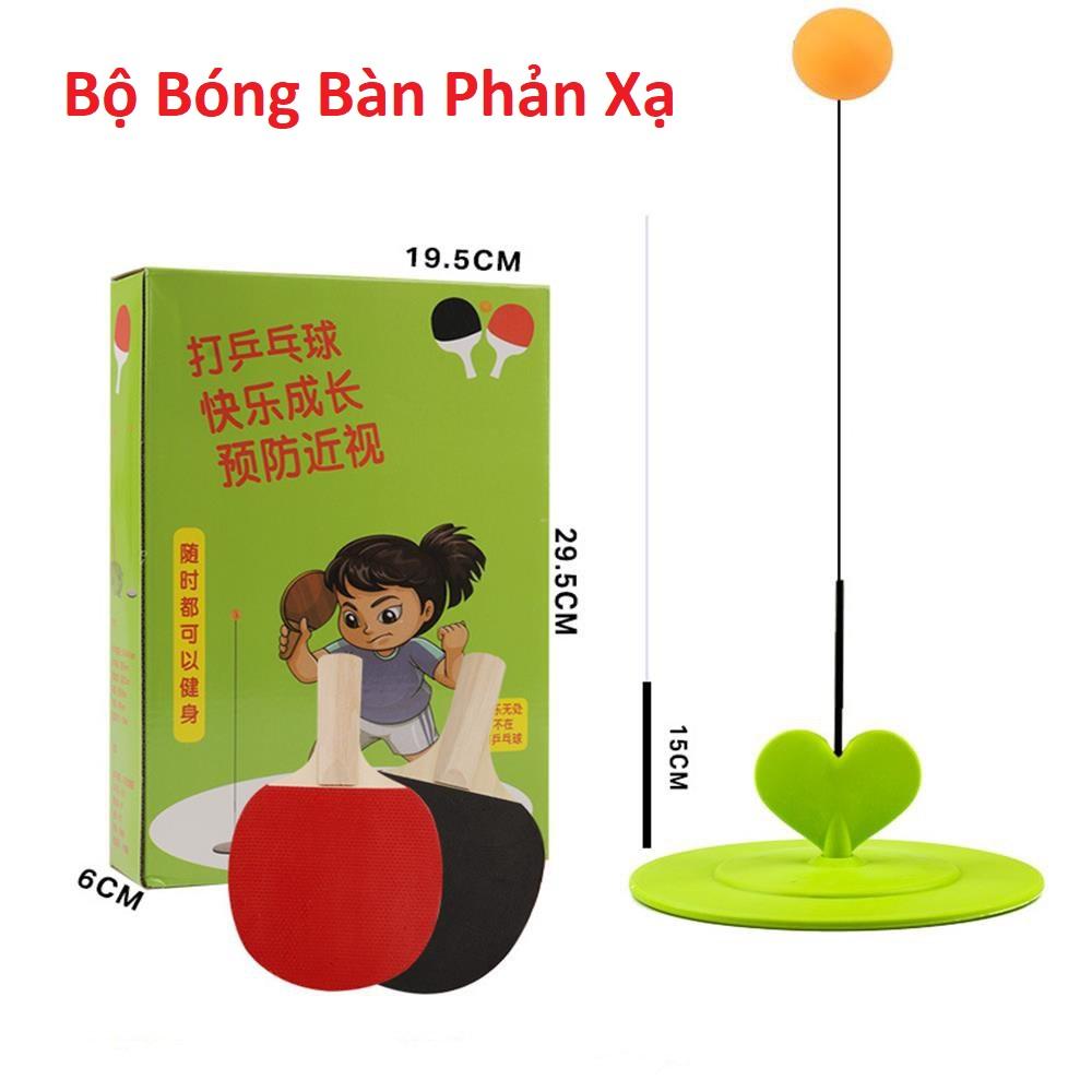[Bộ Vợt Gỗ Bóng Bàn Luyện Phản Xạ