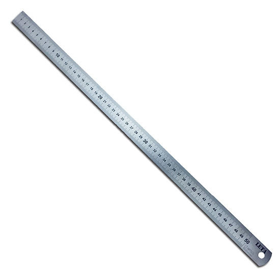 Thước lá kẹp không gỉ 50cm