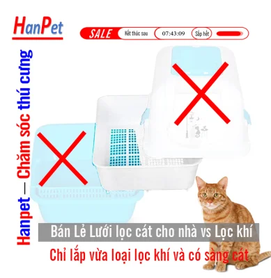 HCM - Nhà vệ sinh cho mèo Size lớn (có 5 loại ) tặng kèm xẻng (màu ngẫu nhiên) / nha ve sinh meo / khay đựng cát mèo / cat ve sinh meo / hop dung cat meo / nha meo / long meo /