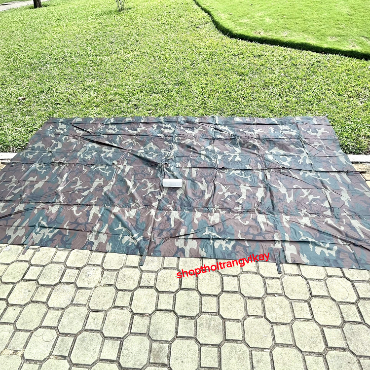 [3m2m x 1m8] Tăng che mưa, tấm bạt che mưa rằn ri cao cấp (Miễn phí giao hàng )