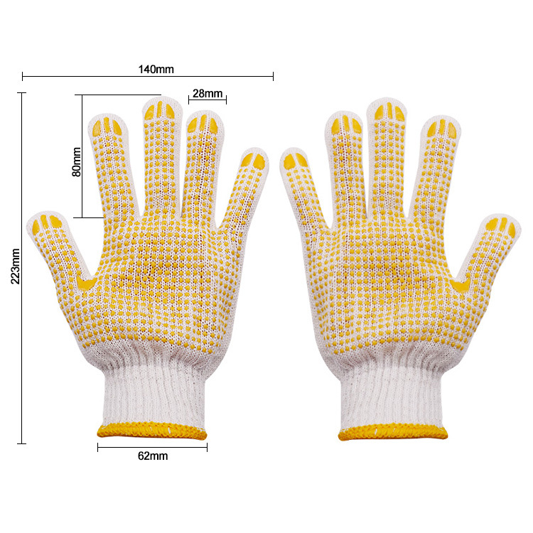 Bao tay vải chấm cao su size 10 Tolsen 45006 ( màu trắng )