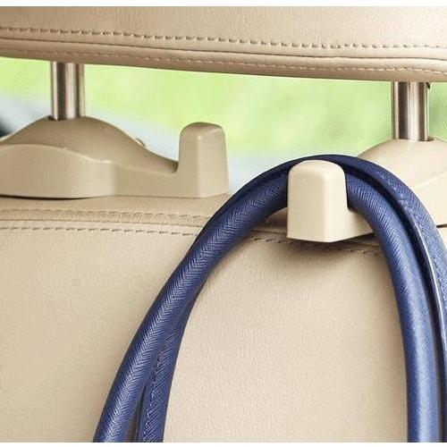 Combo 2 móc khóa treo đồ ghế sau xe hơi tiện lợi