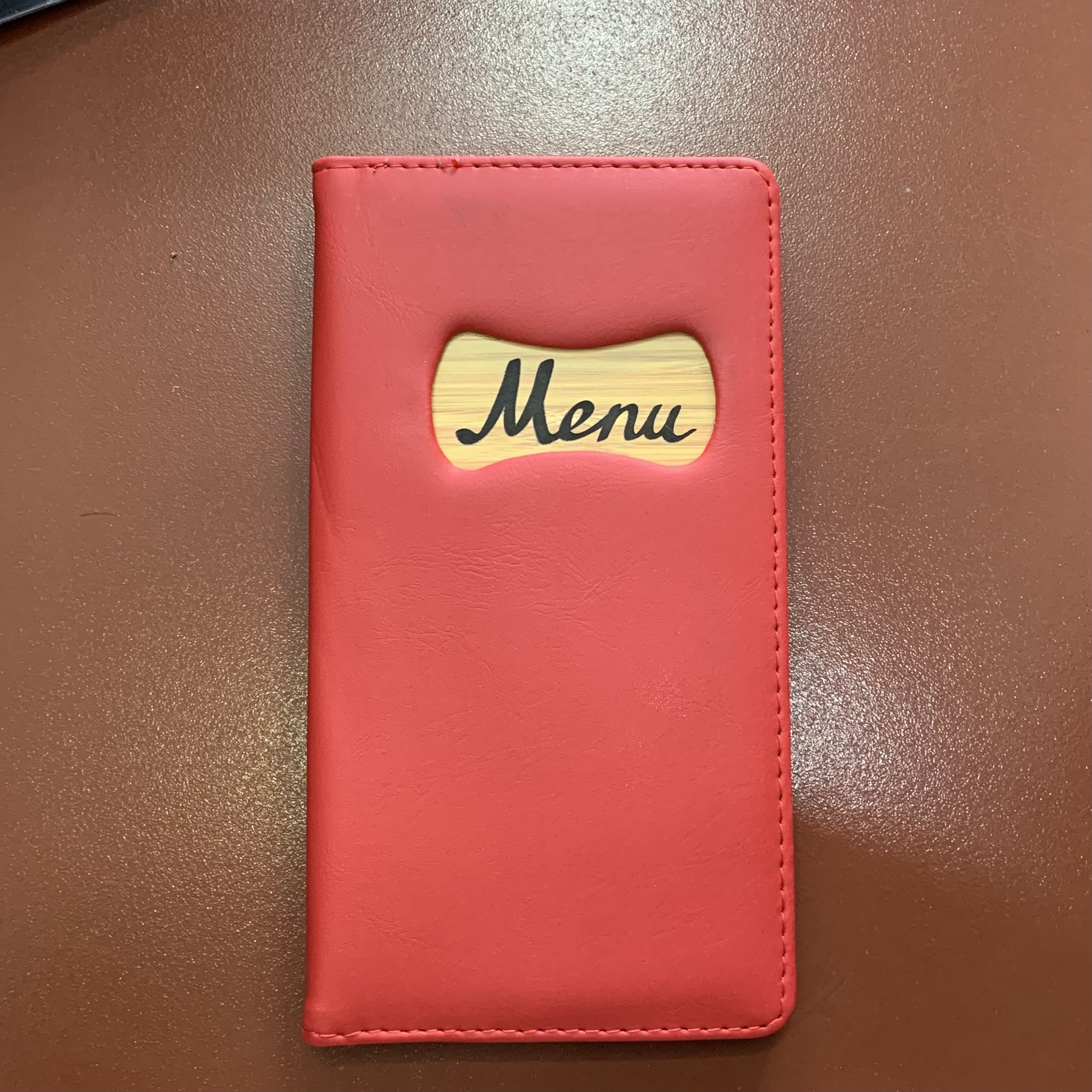 [HCM]MENU DA CAO CẤP (22*12cm)
