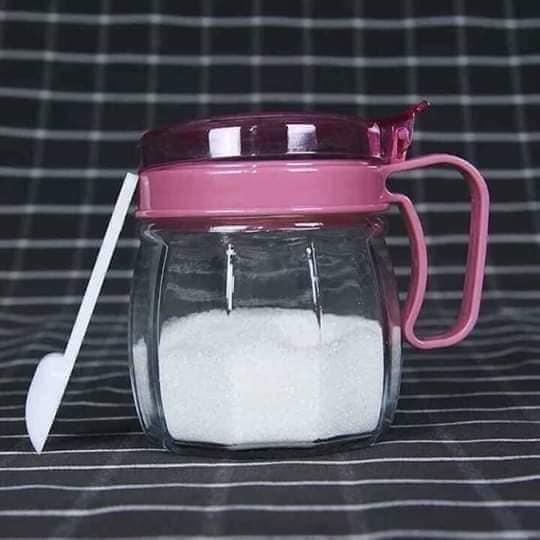 SET 5 HŨ GIA VỊ THUỶ TINH ĐỰNG GIA VỊ KITCHEN