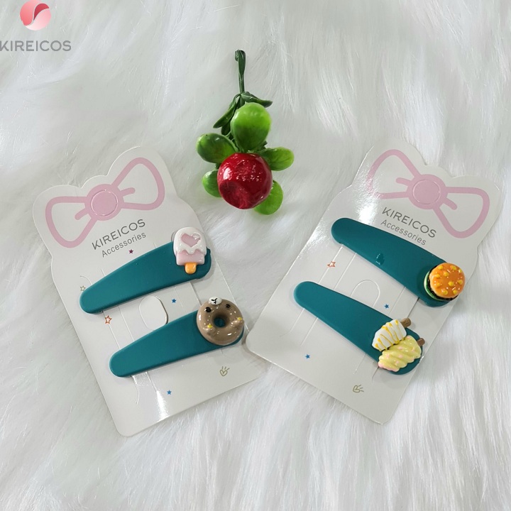[HCM]Set 2 Kẹp Mái Nhựa Nhám Cho Bé