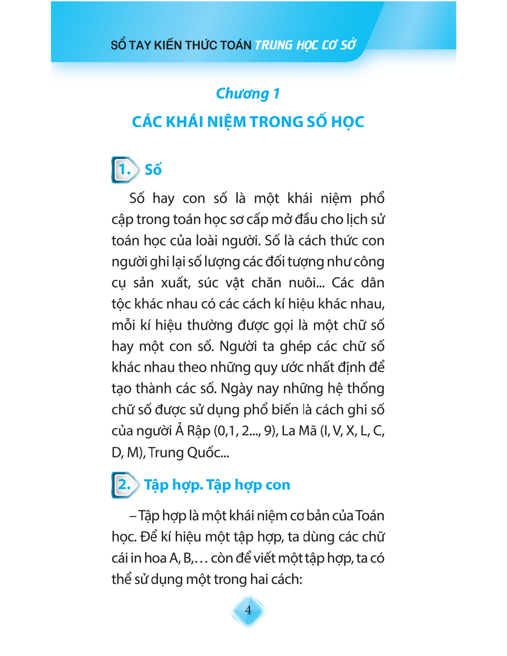 Sổ Tay Kiến Thức Toán Trung Học Cơ Sở