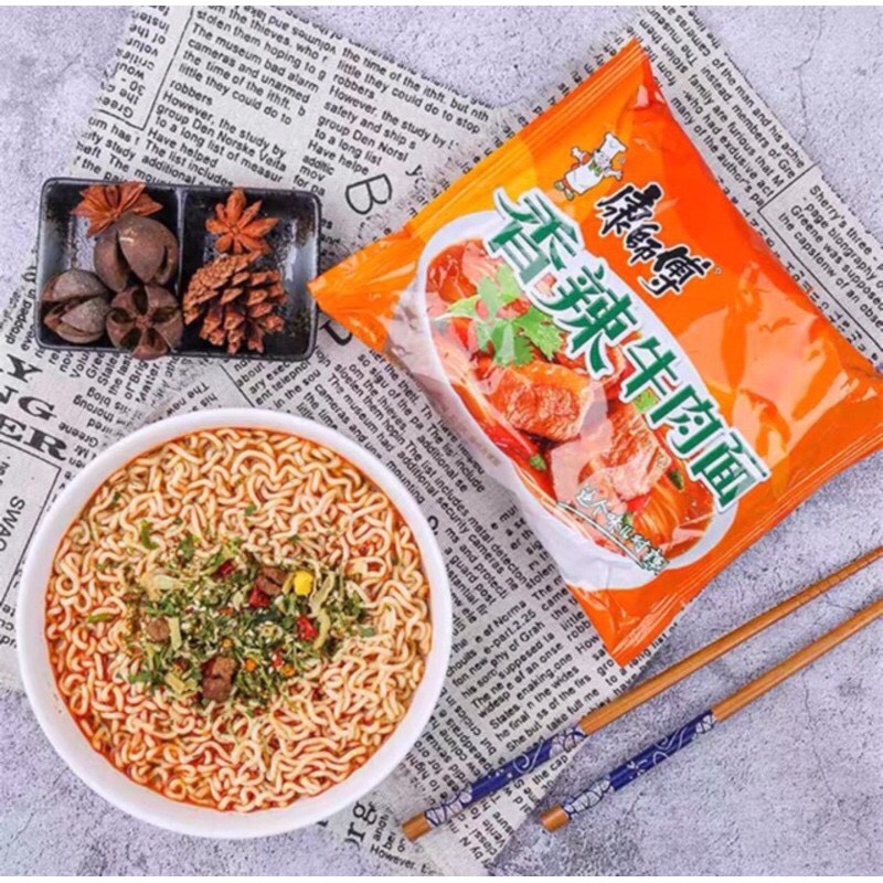 Thùng 24 gói mì tôm Khang Sư Phụ hảo hạng đủ vị