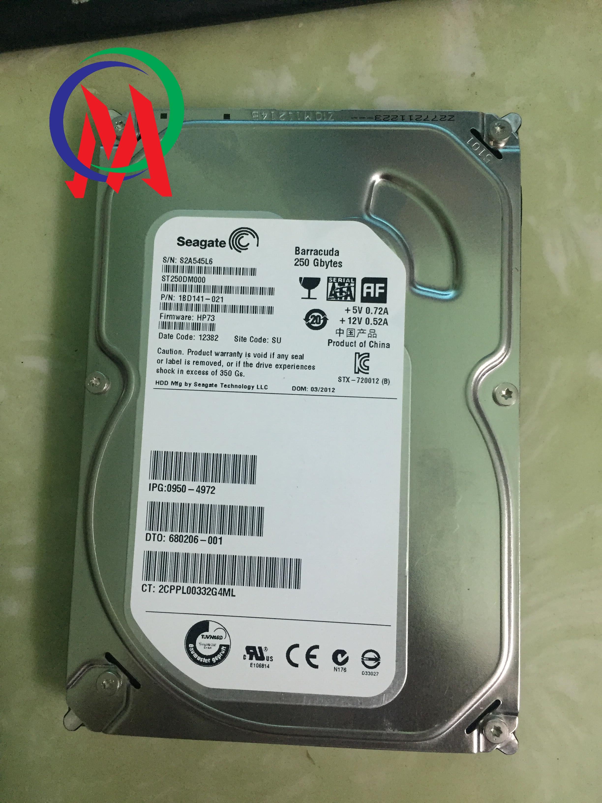 [HCM][Bảo hành 24 tháng] Ổ CỨNG PC 250GB SEAGATE mỏng tặng kèm cáp sata