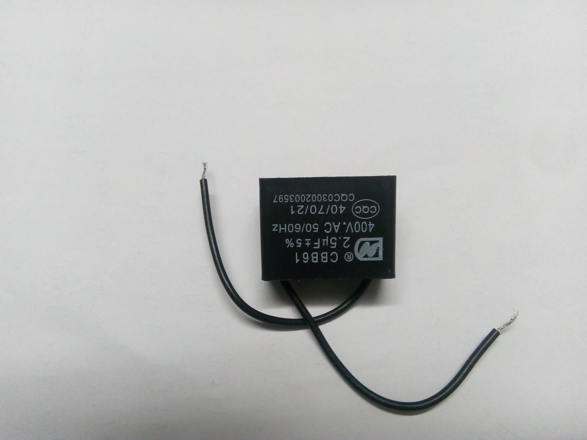 5 Tụ Quạt 2,5 mf 400VAC 50/60Hz