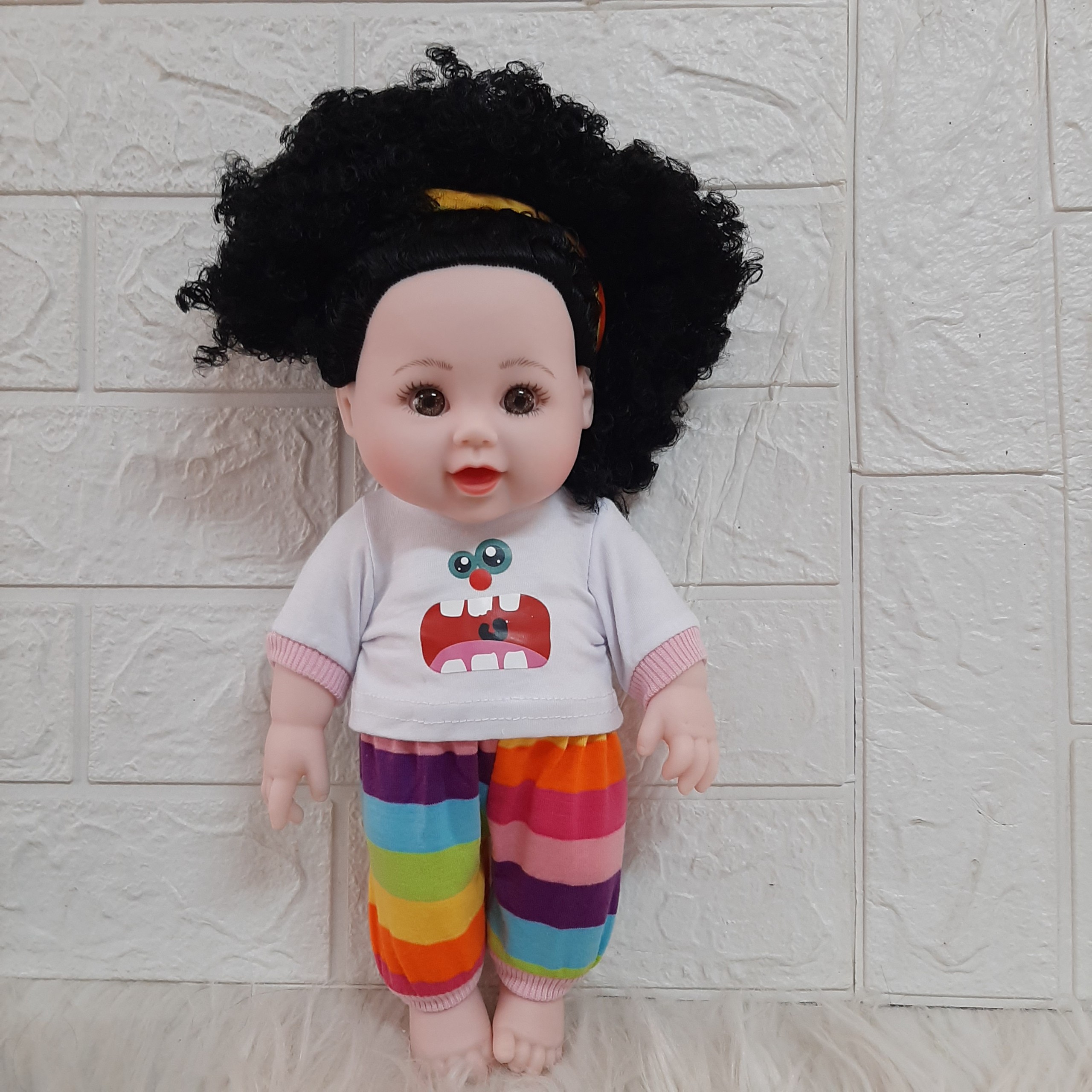 Búp bê nhựa cao cấp nathaniel bé gái 30cm
