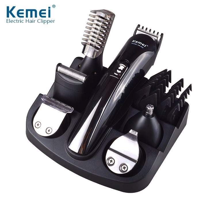 Tông đơ tạo kiểu tóc đa chức năng 6in1 Kemei KM-600