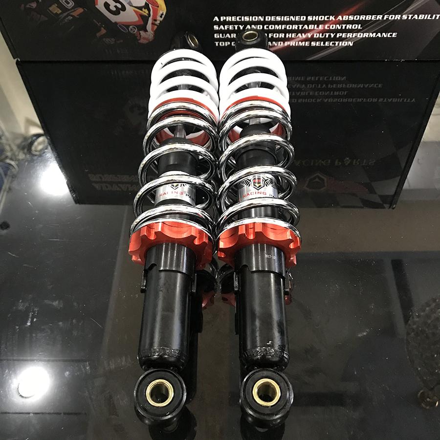 Phuộc 2 lò xo 2 tầng 280mm & 330mm MC Racing