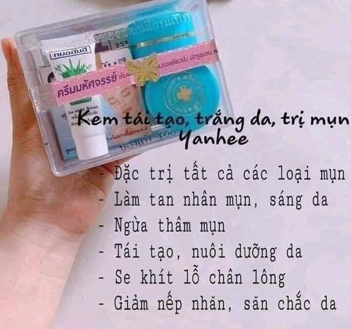 Bộ mụn Thái Lan xanh dương