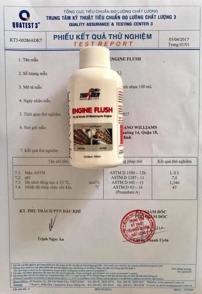 [HCM]Bộ 4 chai súc rửa động cơ ENGINE FLUSH USA