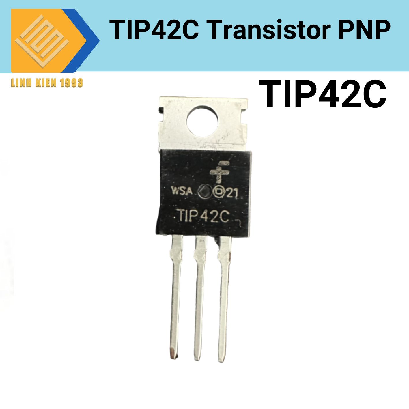 Tip42c transistor pnp 100v 6a 3 chân to-220