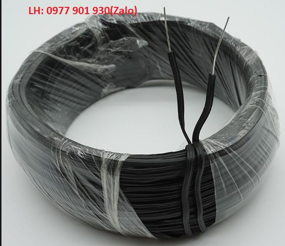 Cuộn dây kẽm bọc nhựa 100m buộc lan, cây cảnh - Màu đen