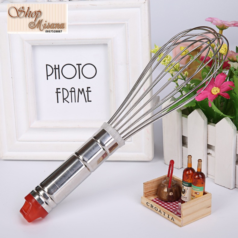 Phới lồng đánh trứng cao cấp dài 24cm