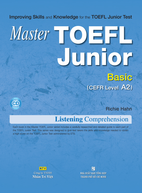 [HCM]Sách - Master TOEFL Junior Basic: Listening Comprehension
