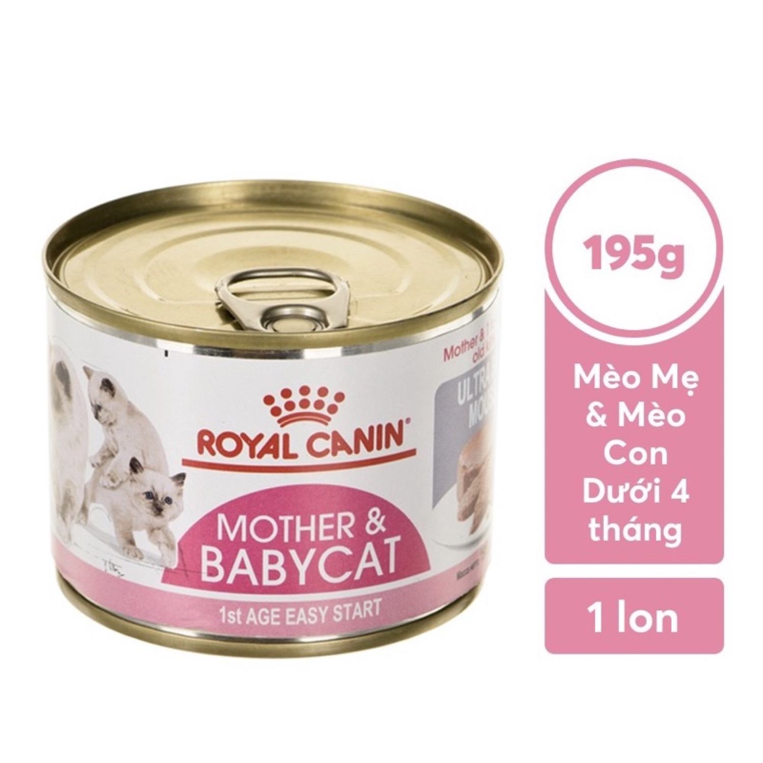 [ 195gr ] Pate Royal Canin Mother & Baby cat cho mèo con và mèo mẹ