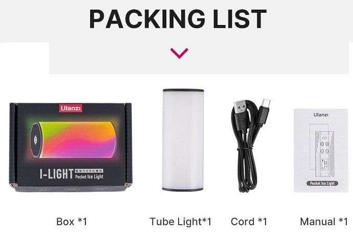 Đèn Led Ulanzi i-Light Led Tube RGB