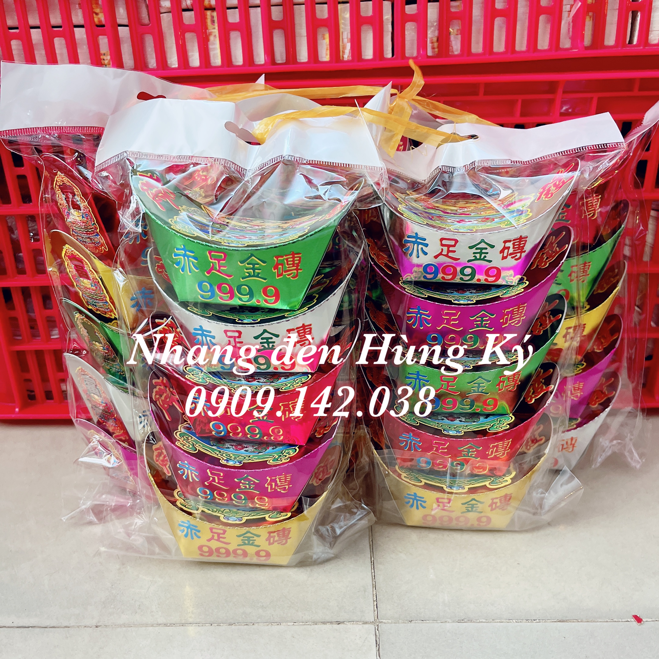 Hàng mã thỏi vàng màu đẹp