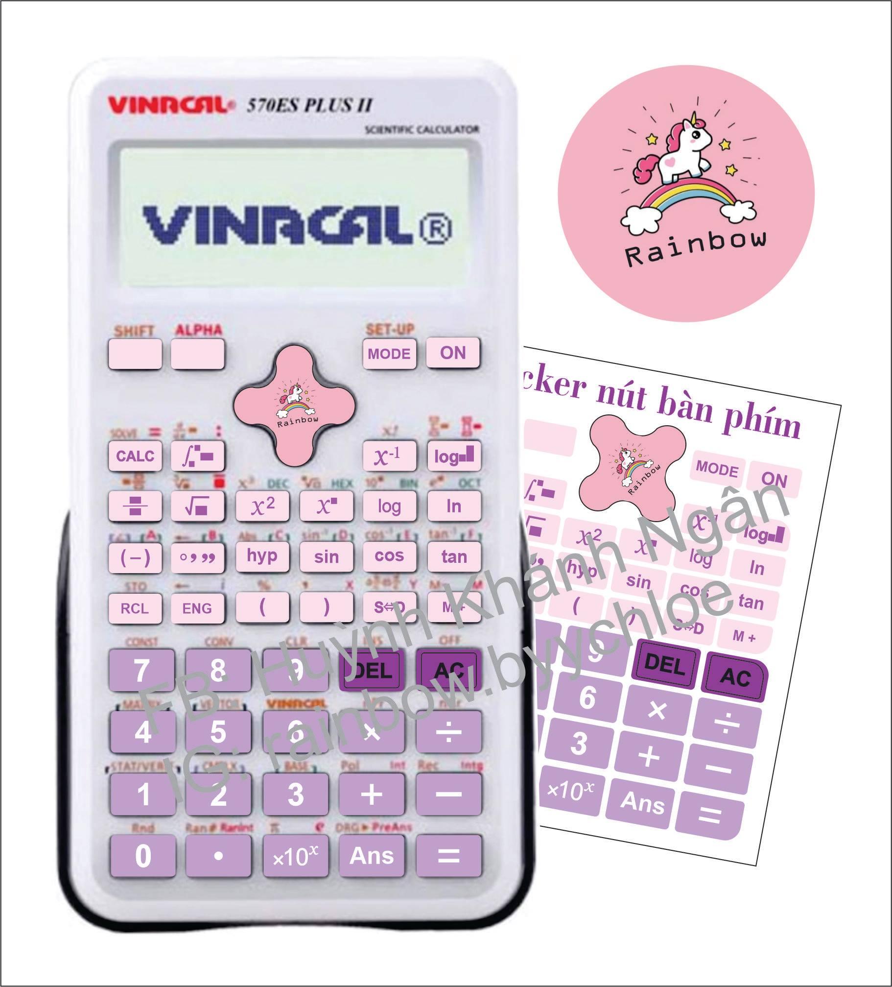 Sticker nút máy tính vinacal