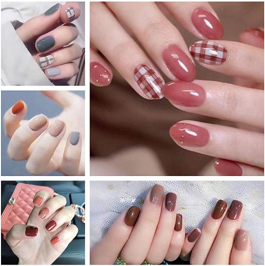 Bộ dán móng tay nail sticker gồm 14 móng mã DA241 - DA260