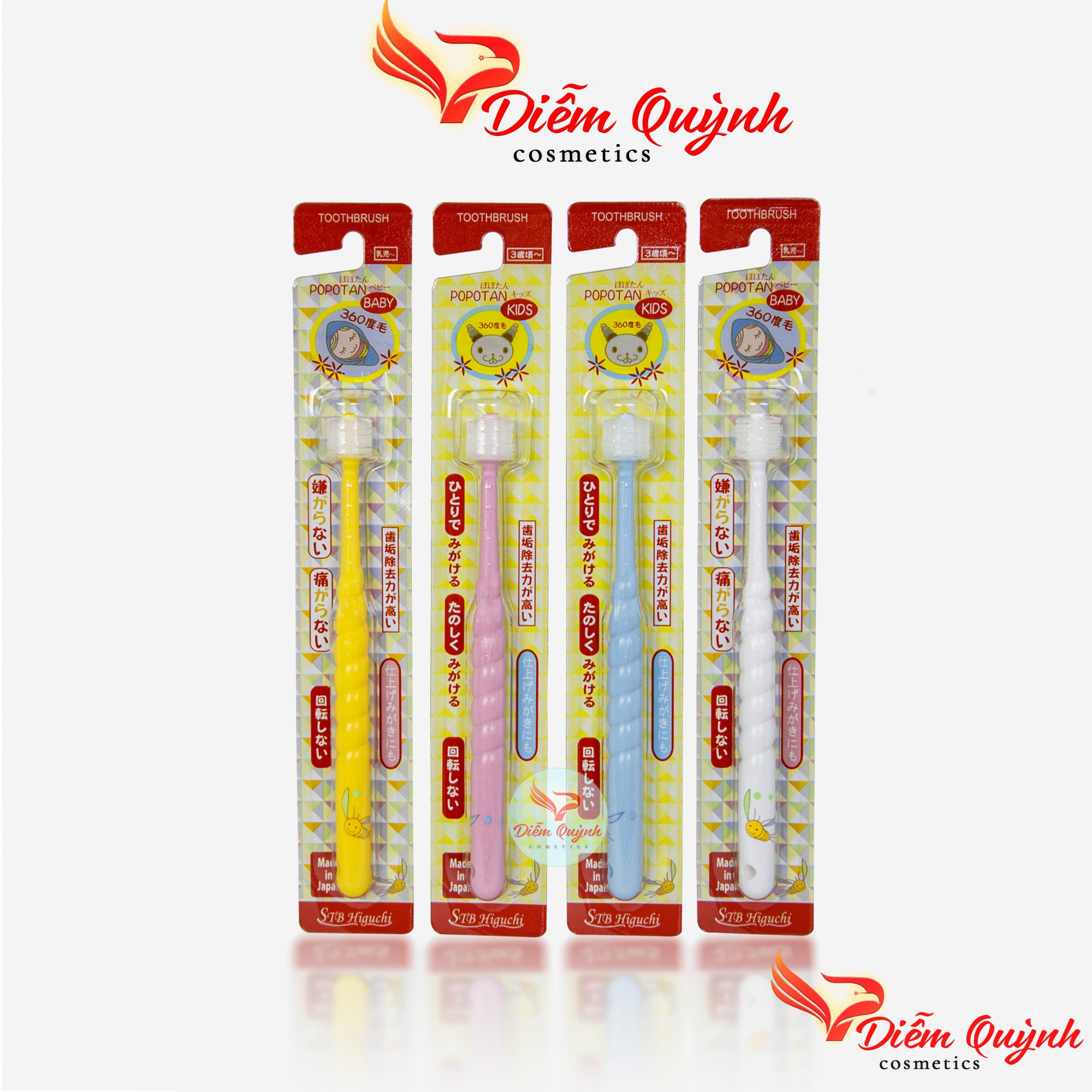 Bàn chải đánh răng 360 độ Higuchi Nhật bản