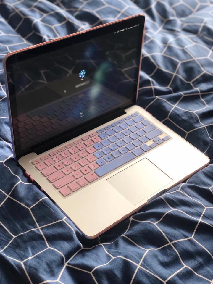 Combo Ốp Lưng+phủ Macbook Gradient Đủ Dòng