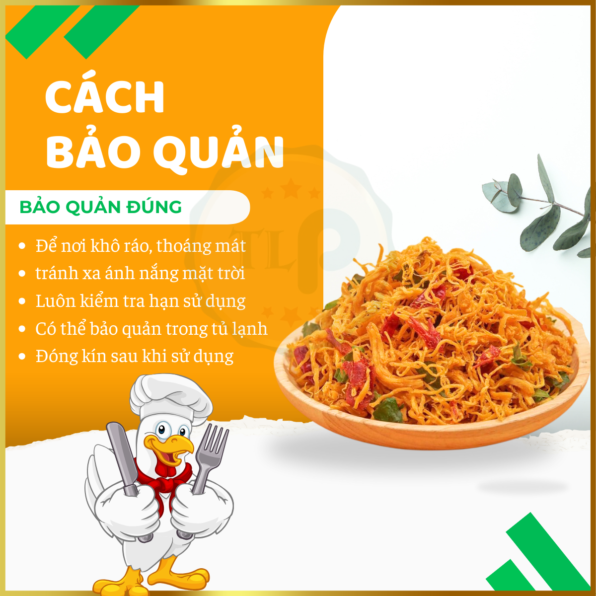 KHÔ GÀ LÁ CHANH TÂN LỘC PHÁT BỊCH 250G