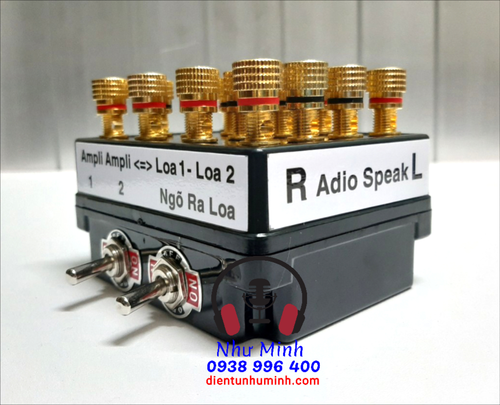 [HCM]BỘ CHUYỂN CẦU LOA / AMPLY 2 KÊNH
