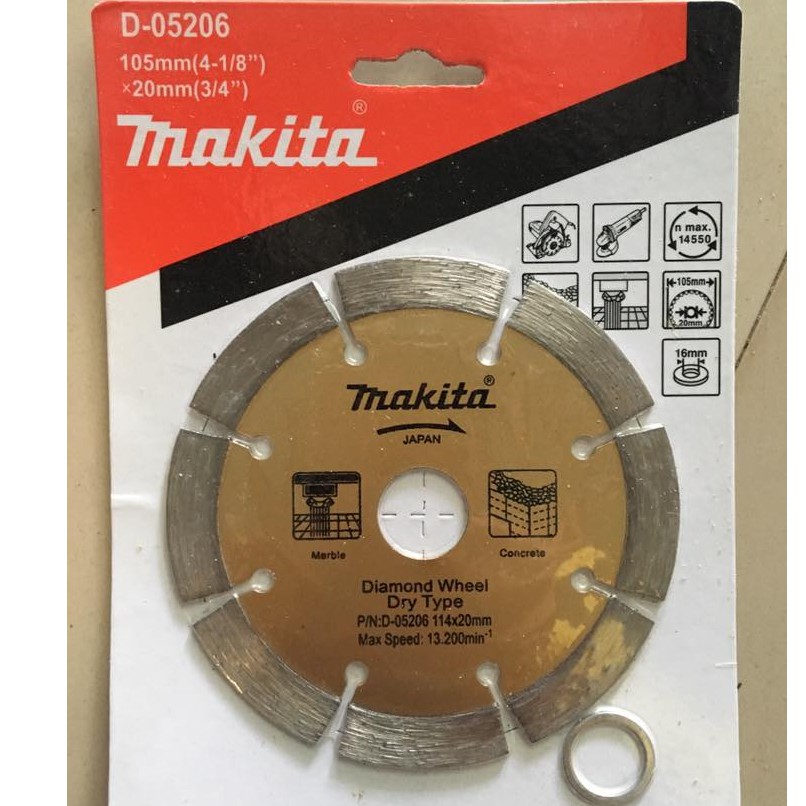 Lưỡi cắt gạch Makita 105mm sịn