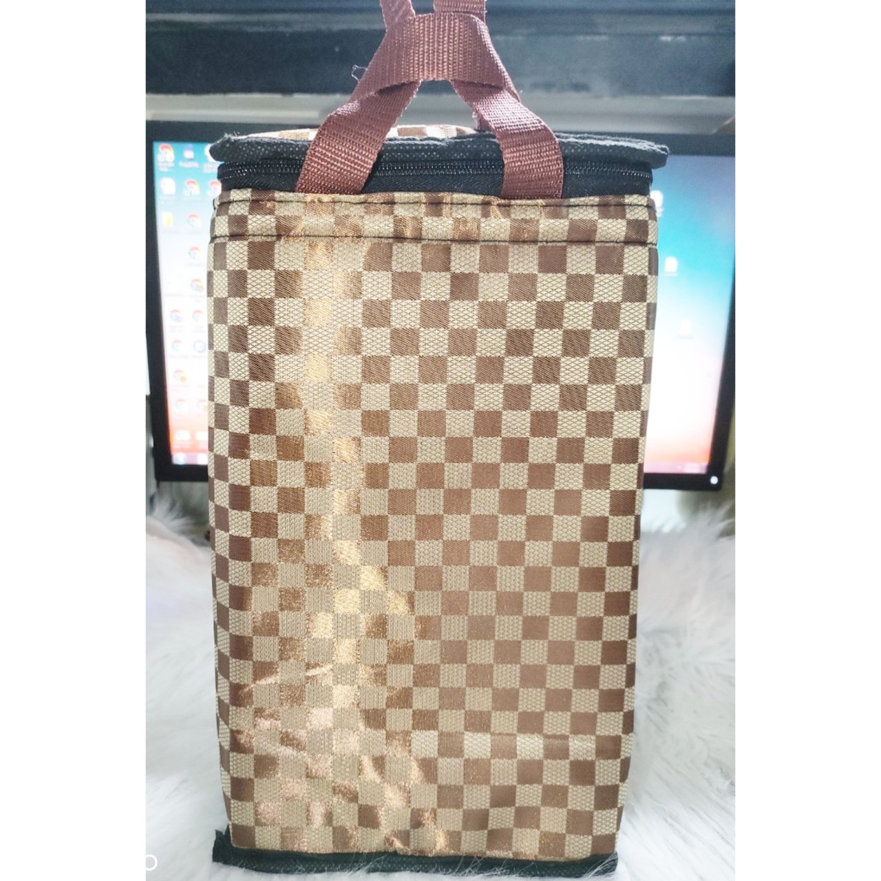 túi giữ nhiệt hộp cơm 4 ngăn (30cm*13cm*16cm)