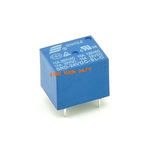 RELAY 24V 5 CHÂN SRD-24VDC-SL-C (5 cái)