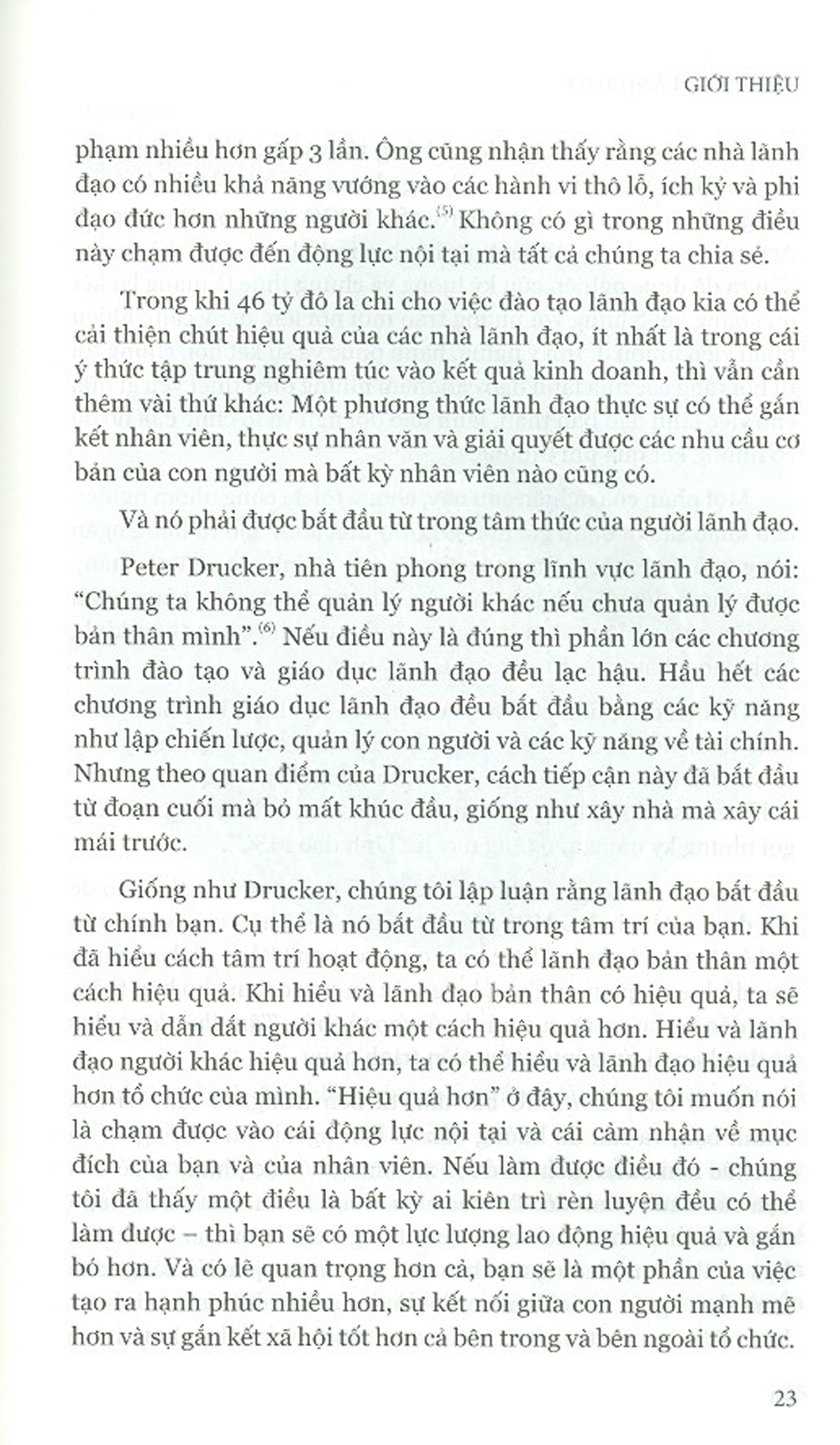 Tâm Thức Lãnh Đạo