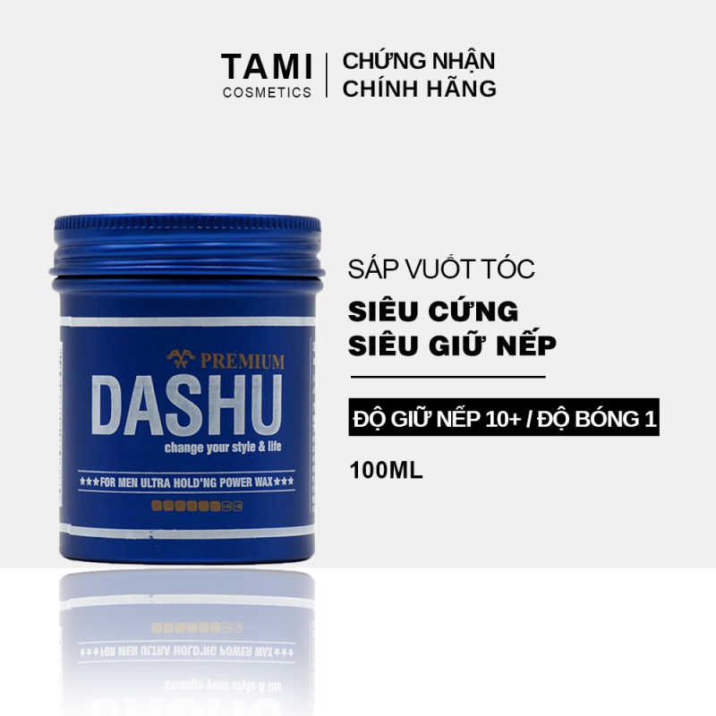 Sáp vuốt tóc nam DASHU For Men Premium Ultra Holding Power Siêu cứng Siêu giữ nếp TM-SAP01