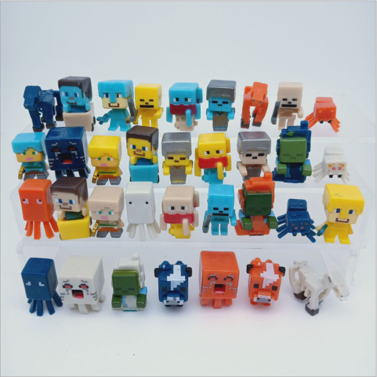 random 10 nhân vật minecraft mini figure