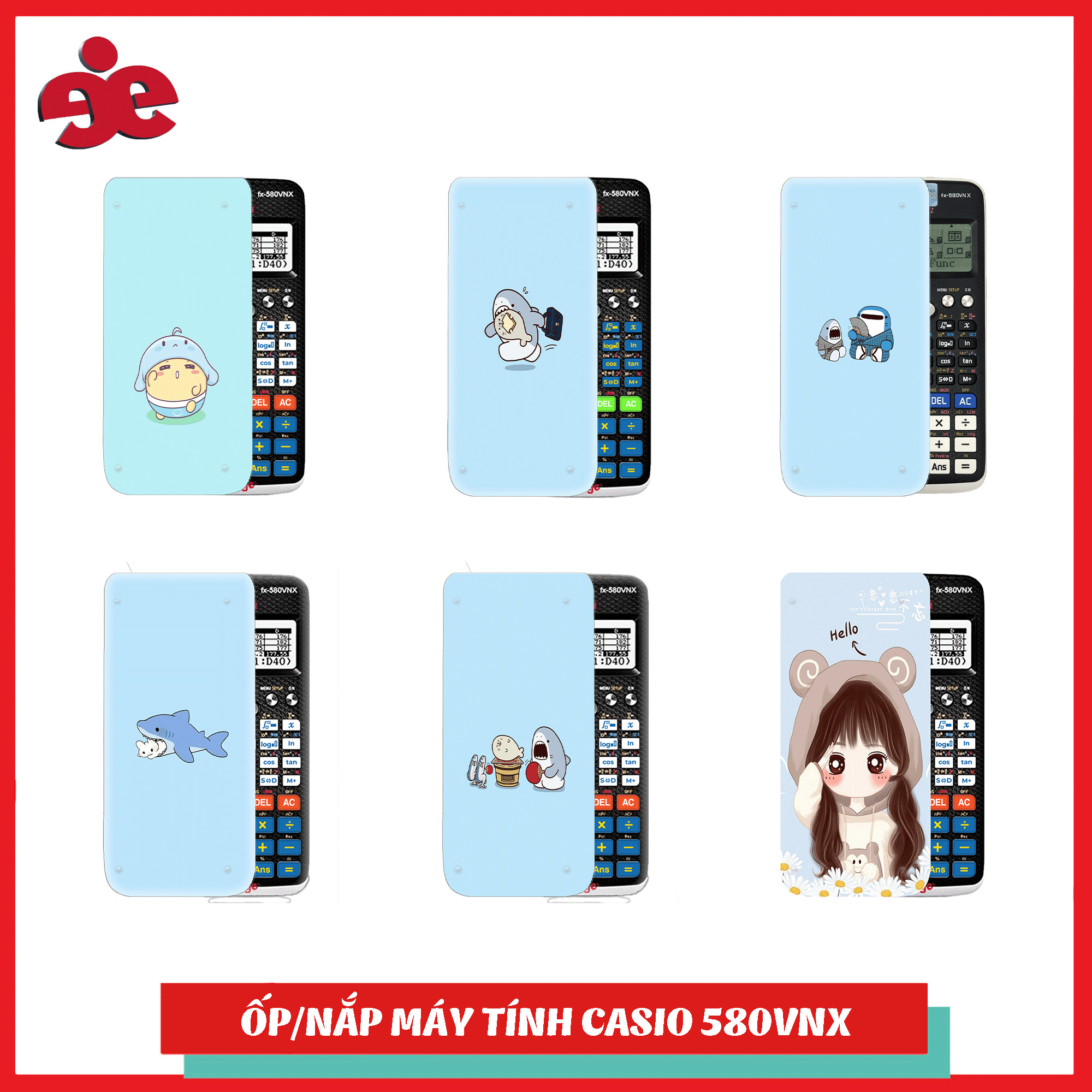 Ốp May Tính CasioFx 580 VNX Iphone