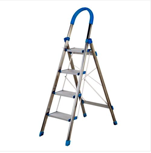Thang ghế nhôm - Thang nhôm gia đình 4 bậc- 0.9m