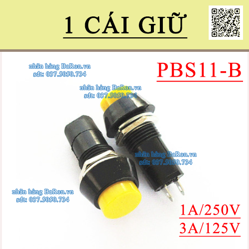 Nút nhấn GIỮ/NHẢ PBS11A/B làm nút ĐỀ xe