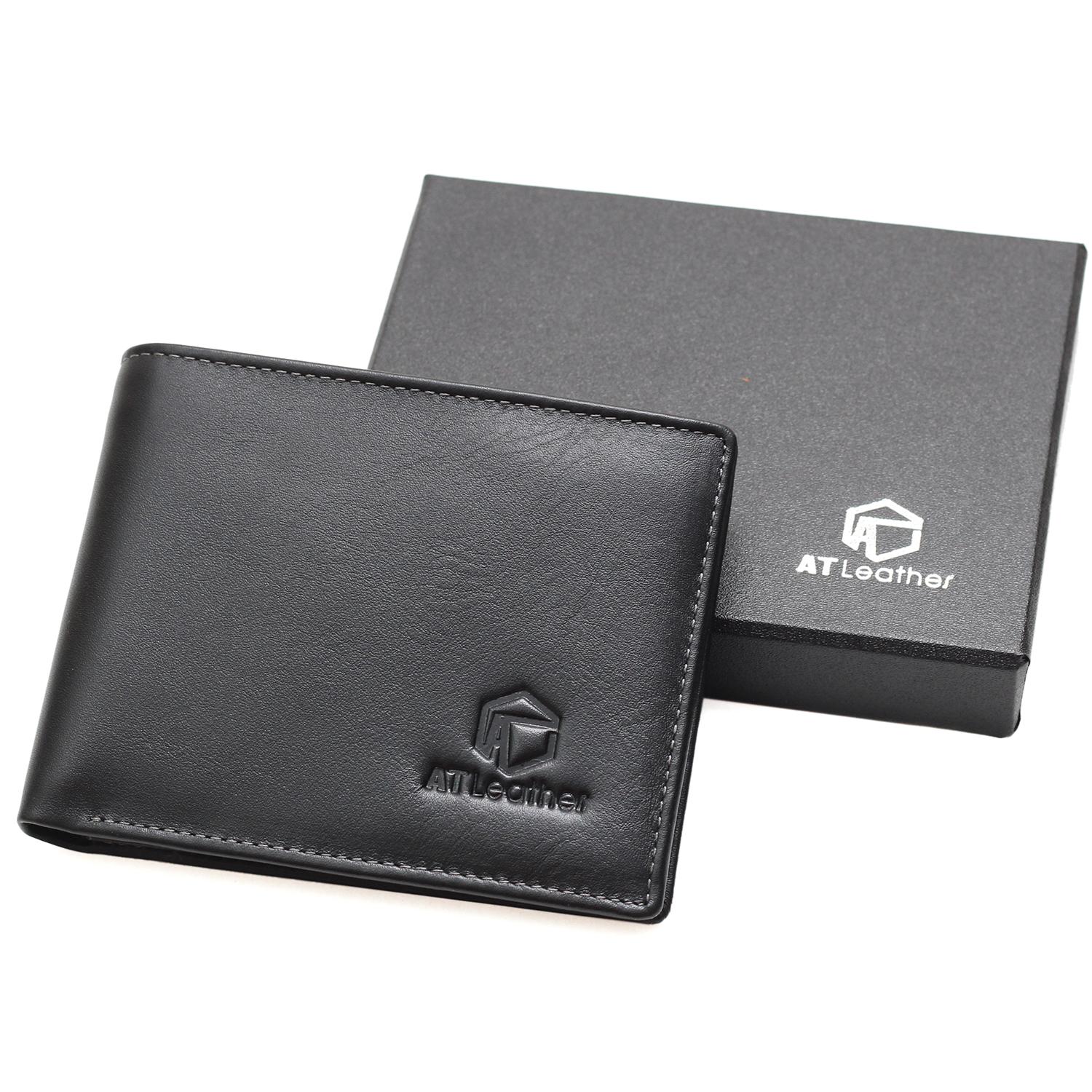 Ví da bò nam cao cấp AT Leather 049 - Da bò 100%