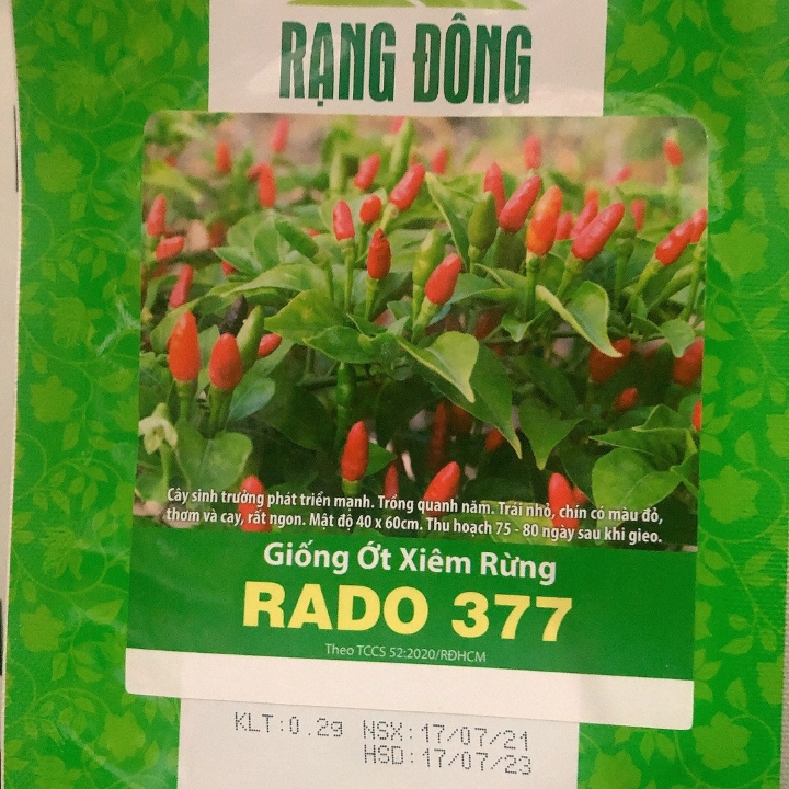 Giống ớt xiêm rừng Rd (0.2g)