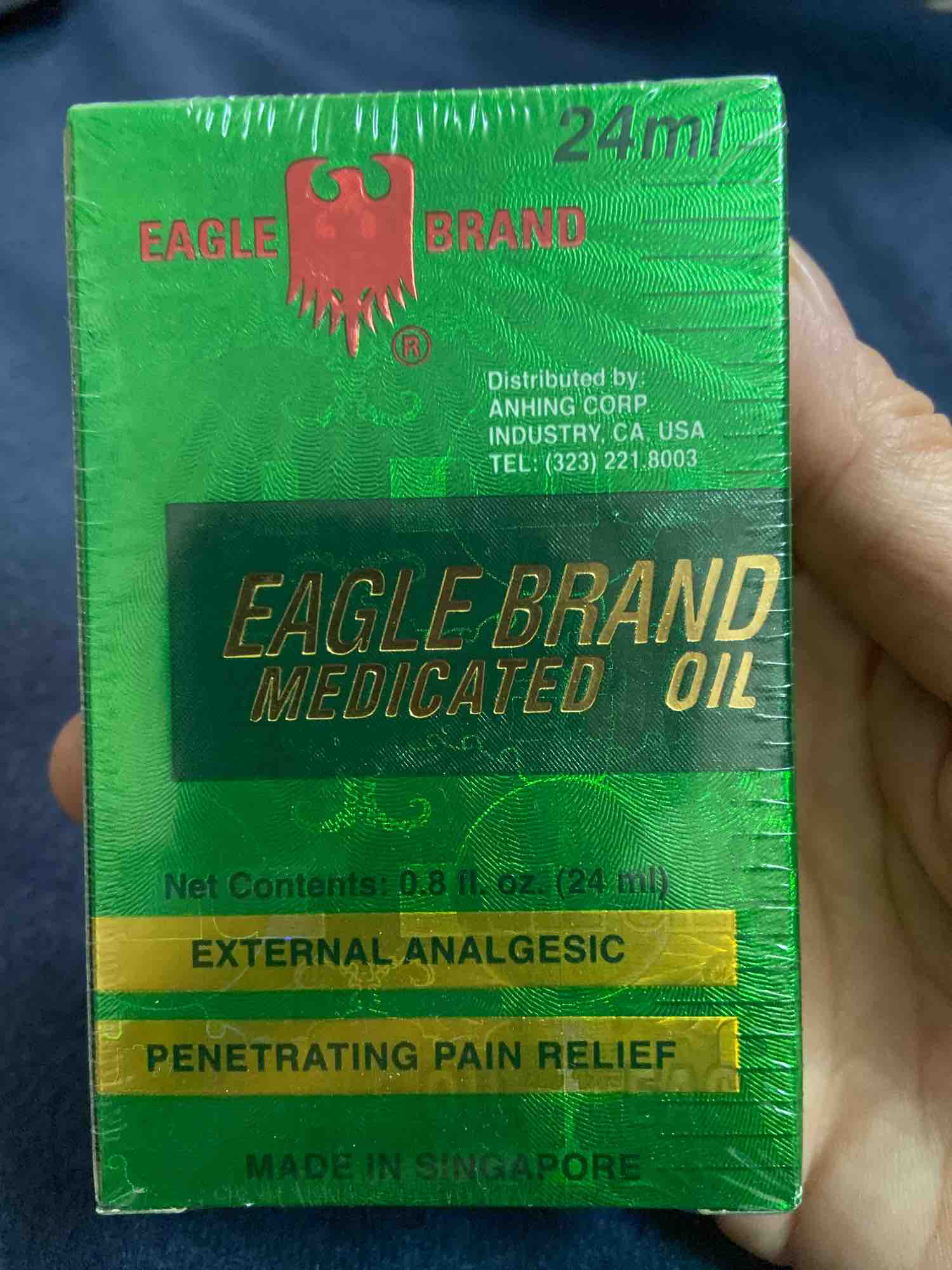 [HCM]Dau gio Mỹ EAGLE BRAND MEDICATED OIL 24ml