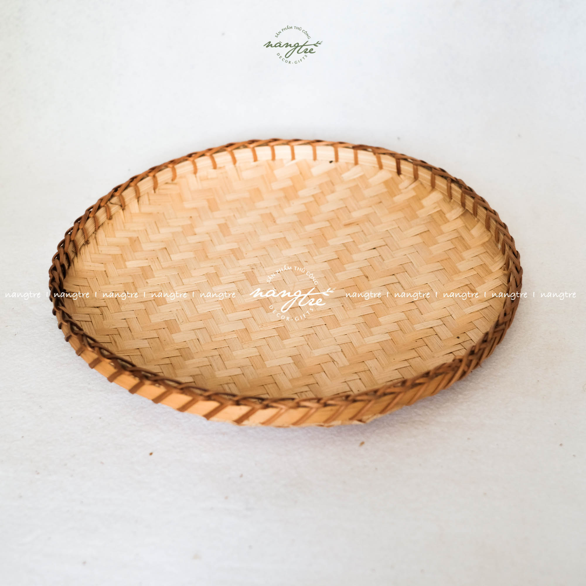 [HCM]Mẹt tre viền mây đường kính 35cm