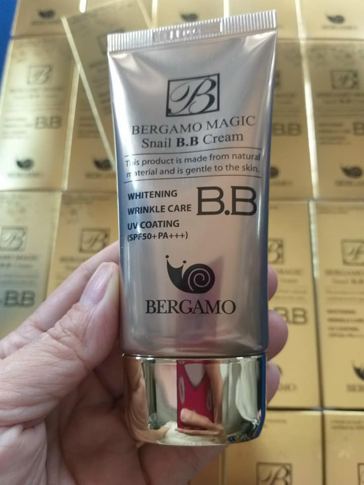 Kem nền chống nắng BERGAMO MAGIC SNAIL BB CREAM
