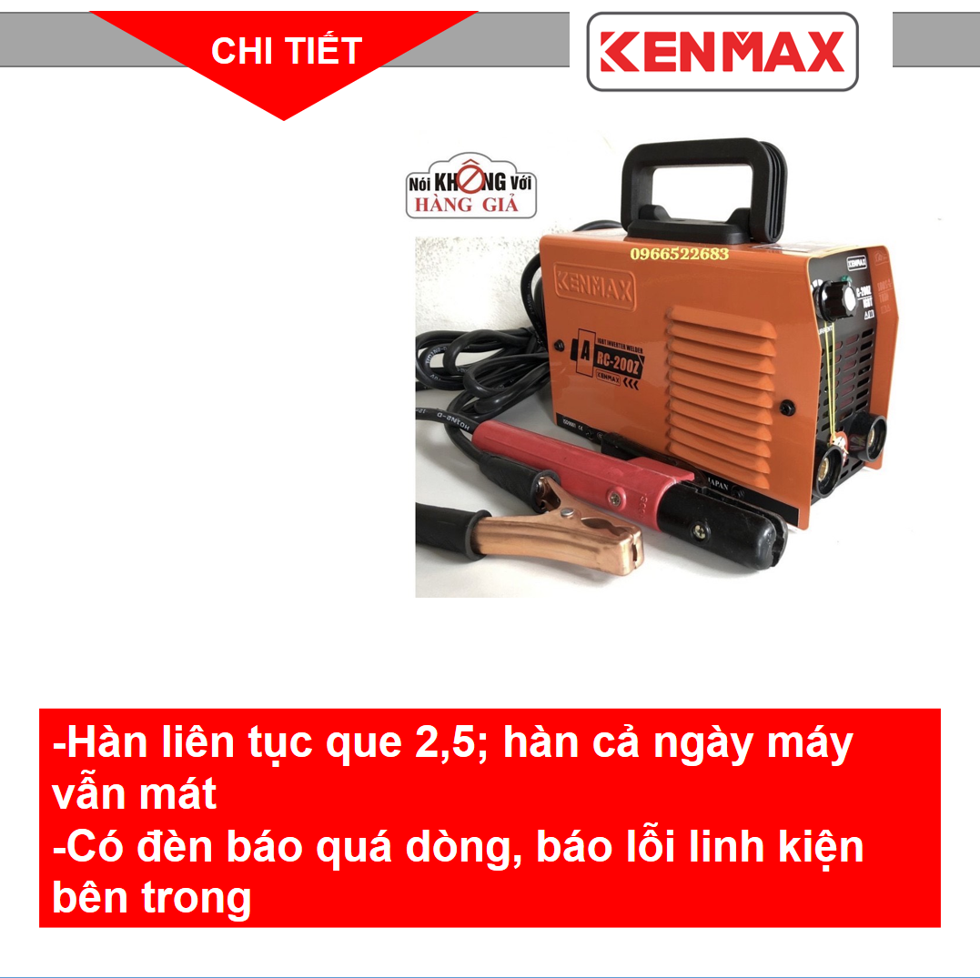 [FreeshipMAX] Máy hàn - Máy hàn điện tử - Kenmax ARC 200Z